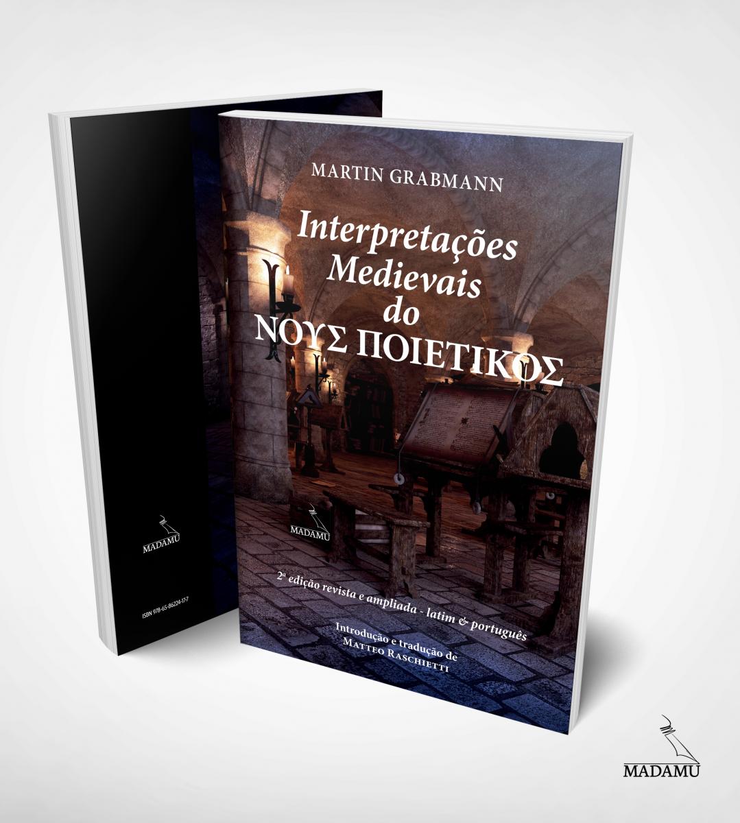 Capa do livro Interpretações Medievais do Nous Poietikós, 2a. edição, Editora Madamu, 2022